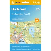 25 Hultsfred Sverigeserien 1:50 000